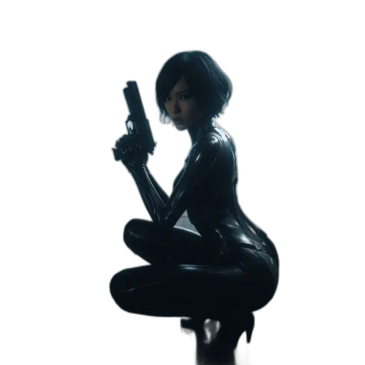 weapon, staff, robot, concept art transparent PNG cut-out