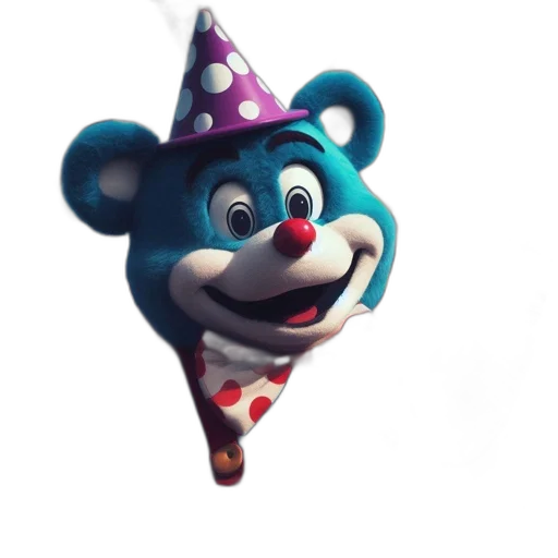 hat, staff, mask, creature transparent PNG cut-out