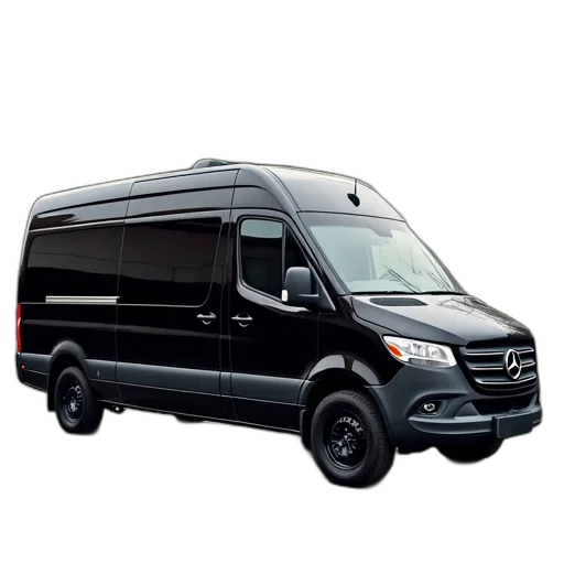 car, 3d render, black, mercedes transparent PNG cut-out