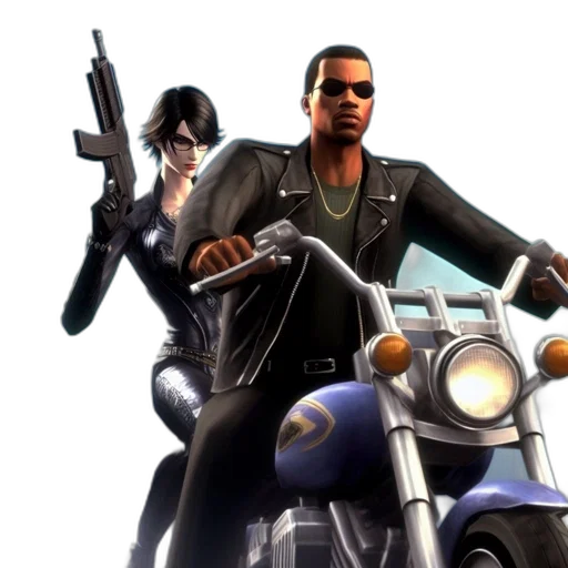 weapon, jacket, concept art, two transparent PNG cut-out