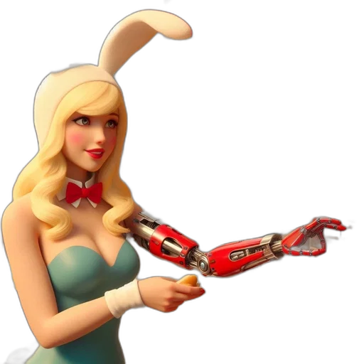 weapon, staff, robot, dress transparent PNG cut-out