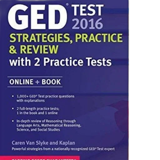book, cover, ged, test transparent PNG cut-out