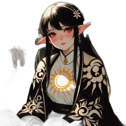 staff, jewelry, dress, dragon transparent PNG cut-out
