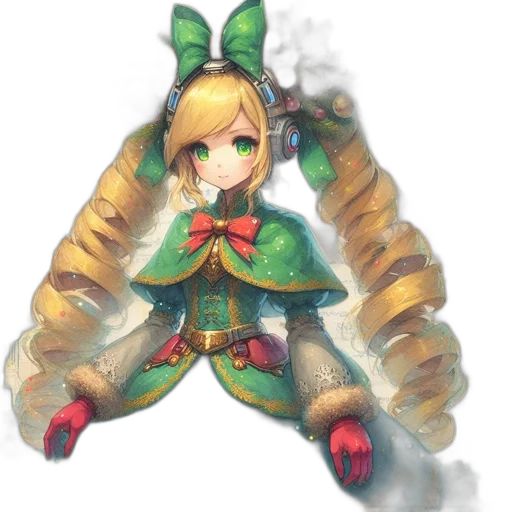dragon, staff, dress, weapon transparent PNG cut-out