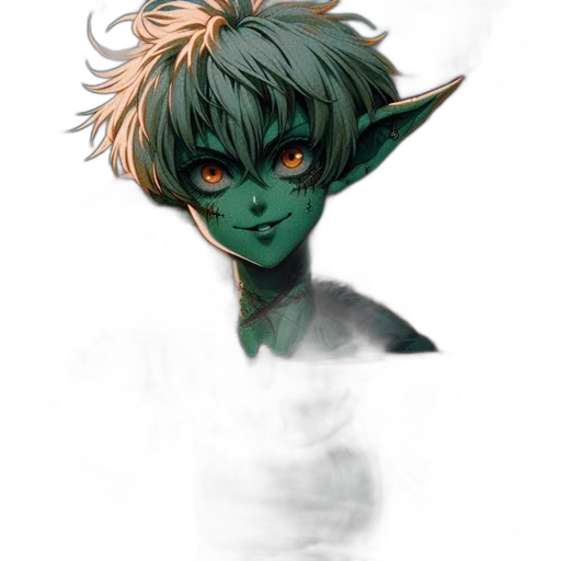 mask, face, creature, staff transparent PNG cut-out