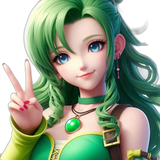 staff, face, jewelry, 3d render transparent PNG cut-out