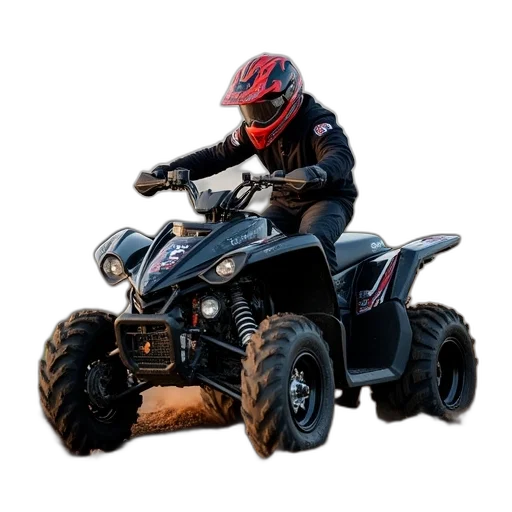 3d render, polaris, sportsman, 570cc transparent PNG cut-out