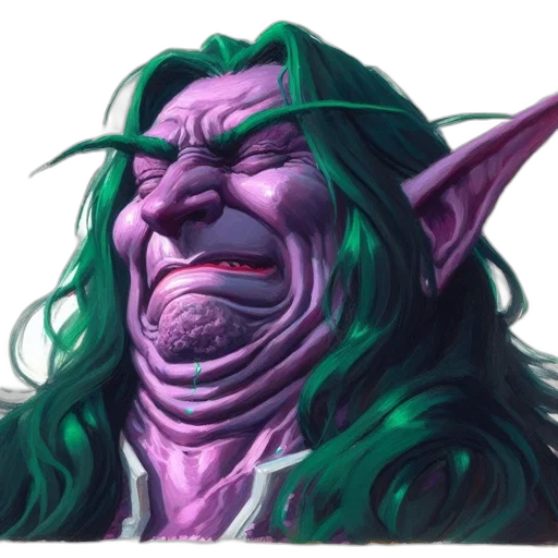 face, mask, creature, concept art transparent PNG cut-out