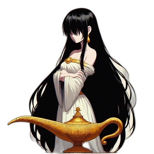 dragon, staff, sword, dress transparent PNG cut-out