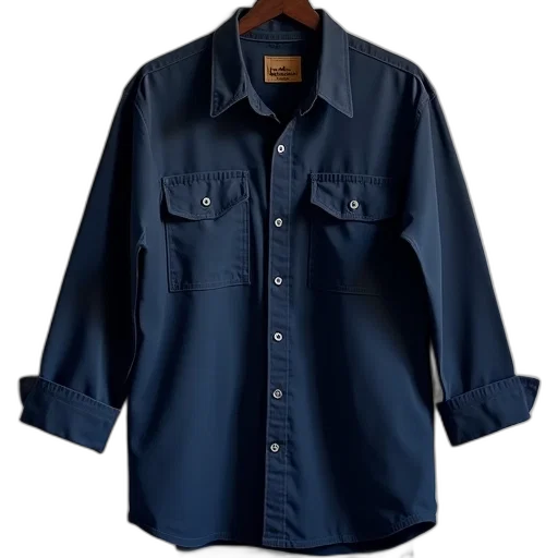 jacket, anvil, navy, work transparent PNG cut-out
