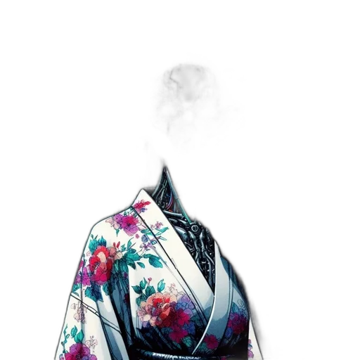 jacket, dress, mask, umbrella transparent PNG cut-out
