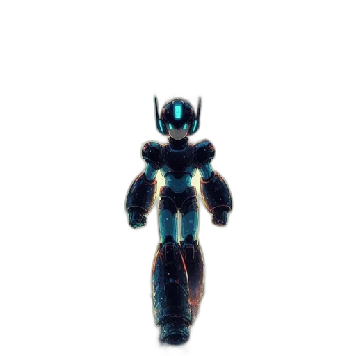 robot, creature, animal, staff transparent PNG cut-out