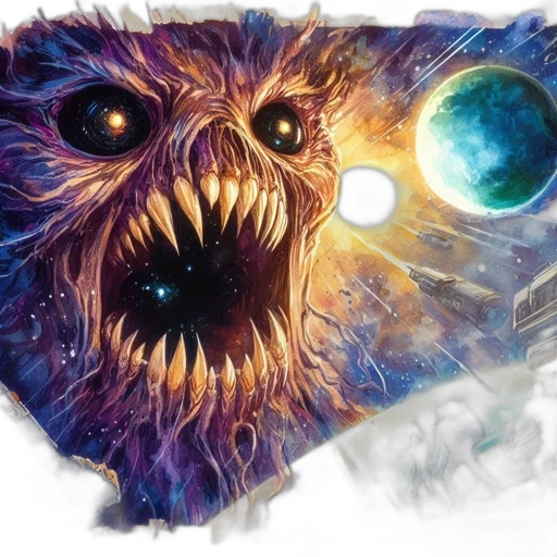 mask, creature, face, concept art transparent PNG cut-out