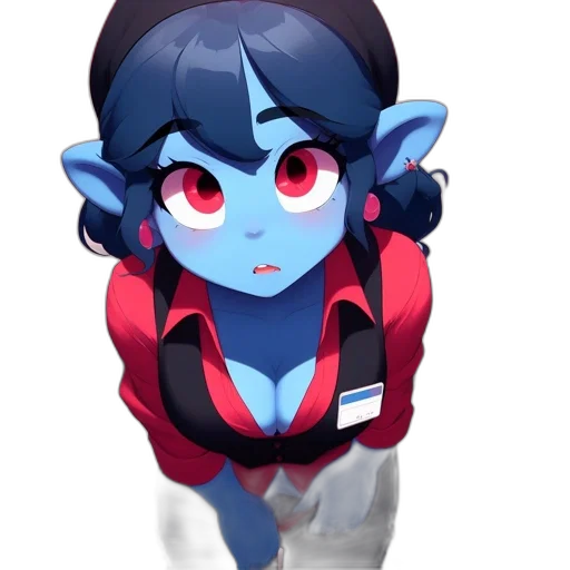 staff, creature, face, robot transparent PNG cut-out