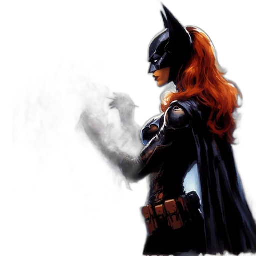 comic book art, concept art, fantasy art, photorealistic transparent PNG cut-out