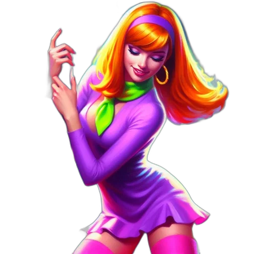 dress, comic book art, concept art, fantasy art transparent PNG cut-out