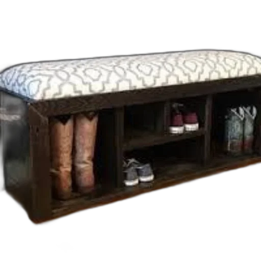 furniture, 3d render, stylish, wooden transparent PNG cut-out