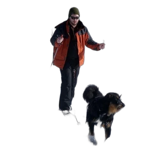 jacket, animal, creature, staff transparent PNG cut-out