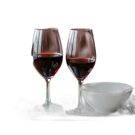 food, 3d render, photorealistic, two transparent PNG cut-out