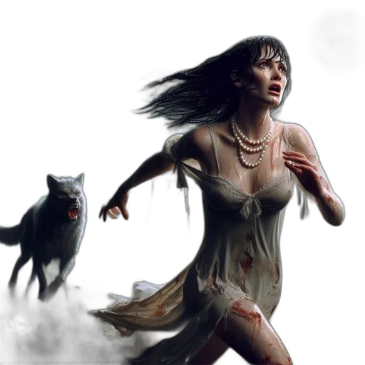 creature, dress, concept art, fantasy art transparent PNG cut-out