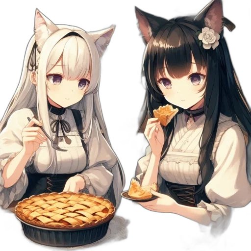 food, animal, pixel art, anime transparent PNG cut-out