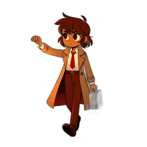 staff, jacket, pixel art, concept art transparent PNG cut-out