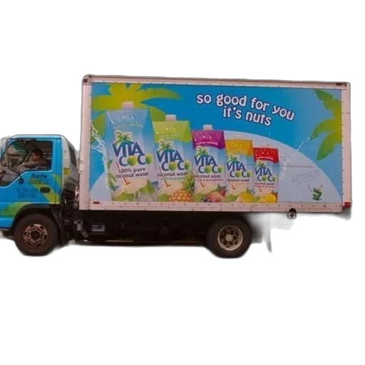 car, truck, advertises, vita transparent PNG cut-out
