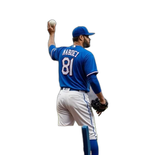 staff, baseball, player, blue transparent PNG cut-out