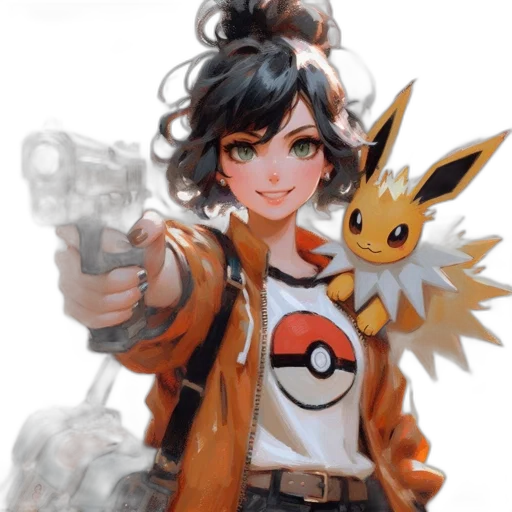 staff, weapon, jacket, concept art transparent PNG cut-out