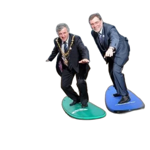 staff, three, individuals, suits transparent PNG cut-out