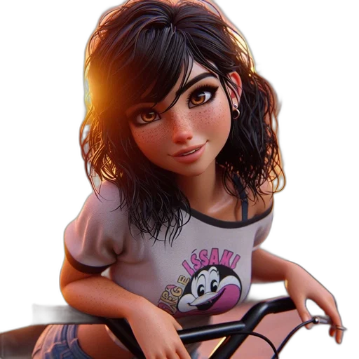 dress, face, jewelry, concept art transparent PNG cut-out