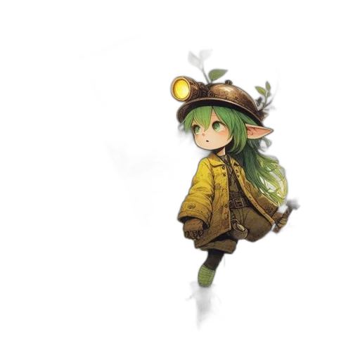 hat, staff, dragon, weapon transparent PNG cut-out