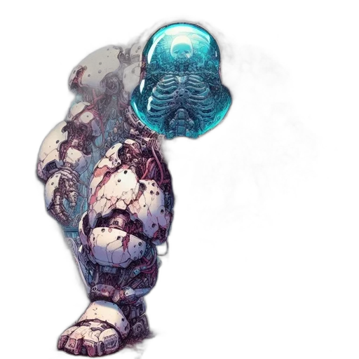 mask, creature, robot, face transparent PNG cut-out