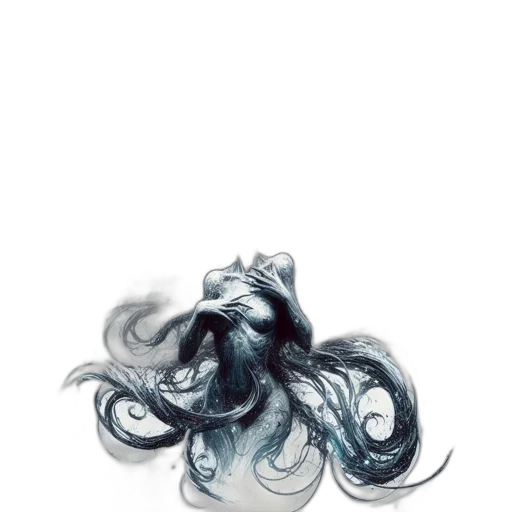 hair, creature, dragon, mask transparent PNG cut-out