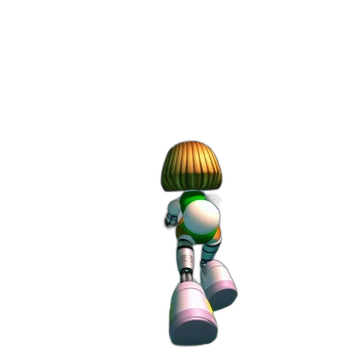 robot, staff, weapon, hat transparent PNG cut-out