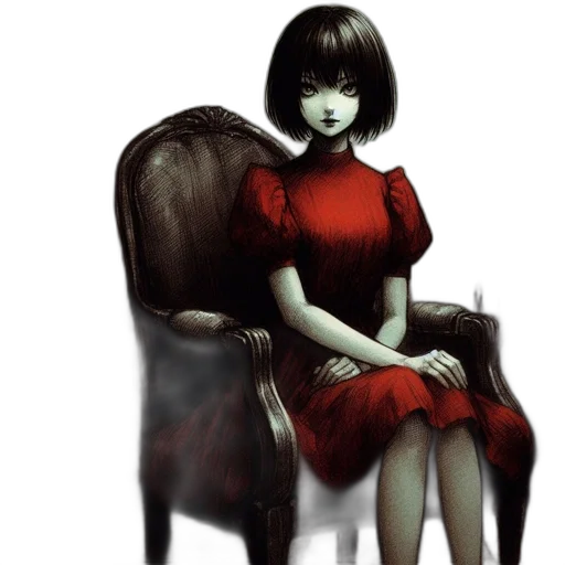 dress, furniture, creature, robot transparent PNG cut-out