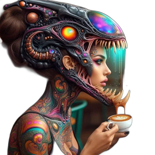 dress, mask, robot, creature transparent PNG cut-out
