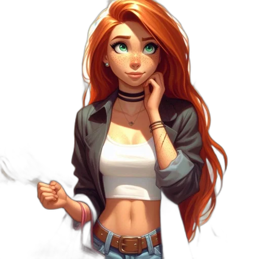 jacket, jewelry, staff, concept art transparent PNG cut-out