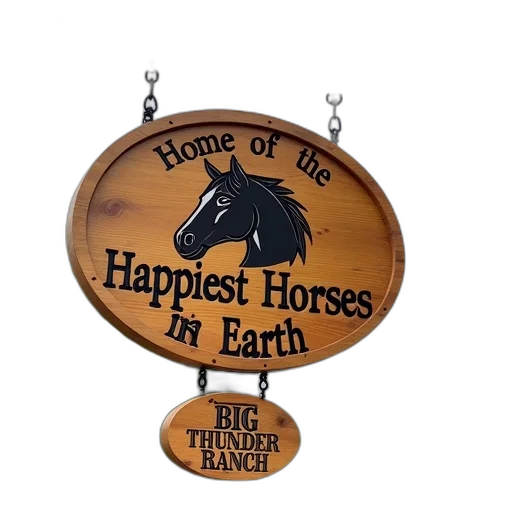 jewelry, wooden, sign, horse transparent PNG cut-out