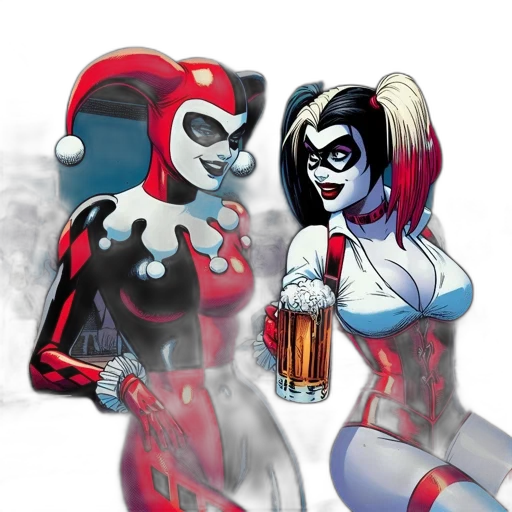 comic book art, concept art, cartoon, fantasy art transparent PNG cut-out