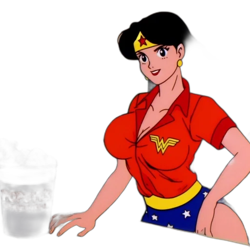 dress, comic book art, cartoon, concept art transparent PNG cut-out