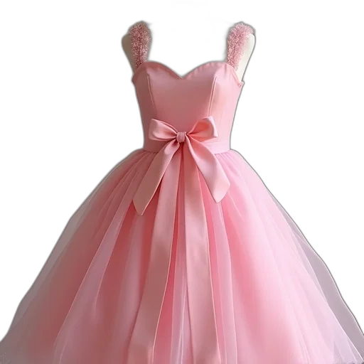 dress, 3d render, photorealistic, pastel transparent PNG cut-out