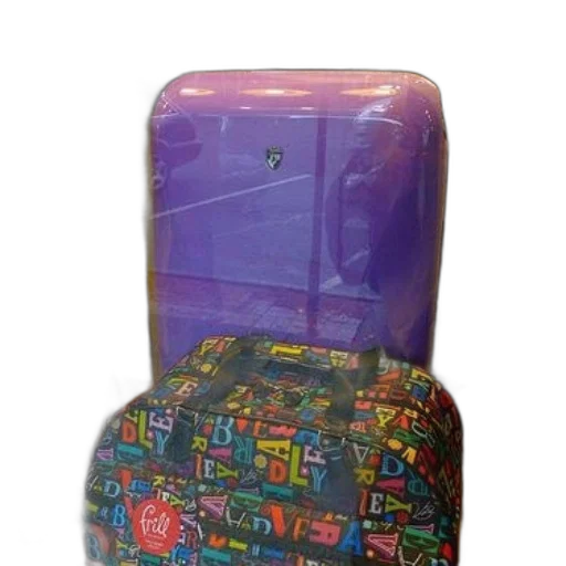 furniture, robot, vaporwave, purple transparent PNG cut-out