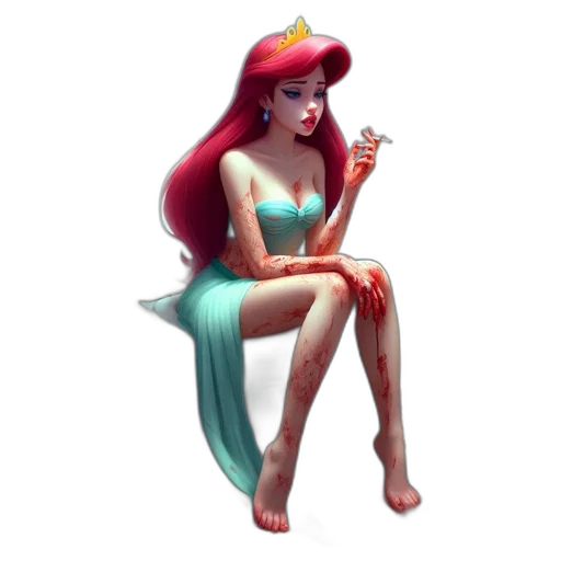 dress, concept art, 3d render, fantasy art transparent PNG cut-out