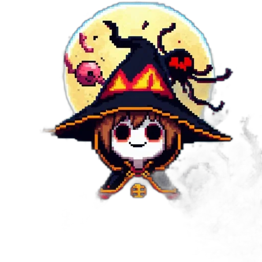 staff, hat, mask, creature transparent PNG cut-out
