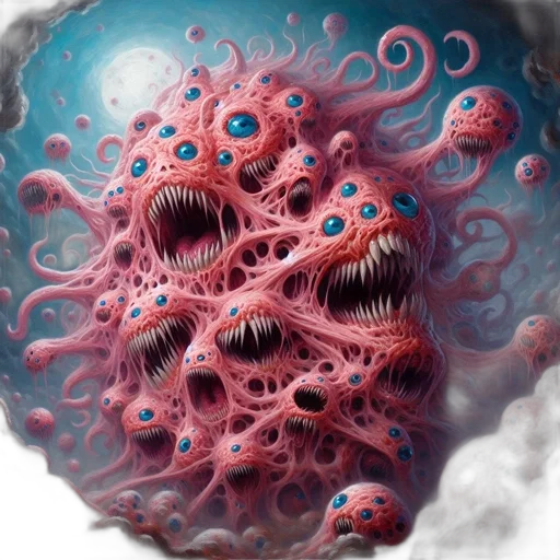 creature, mask, face, hair transparent PNG cut-out