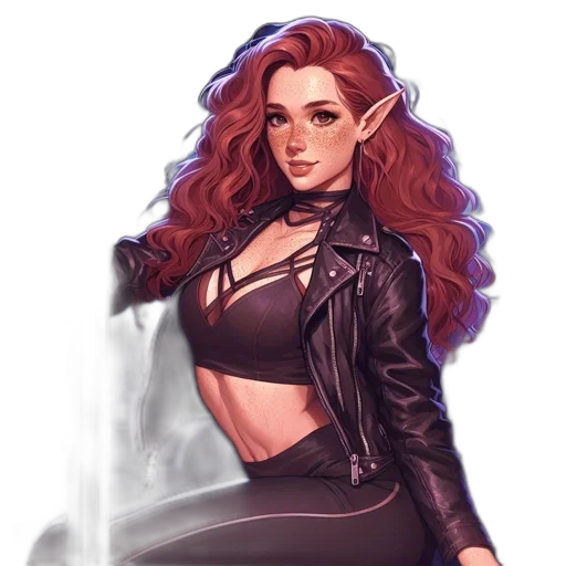 jacket, dress, concept art, fantasy art transparent PNG cut-out