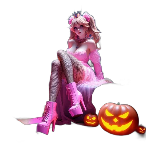 concept art, fantasy art, pixel art, vaporwave transparent PNG cut-out