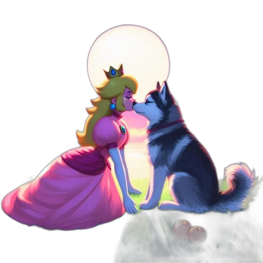 crown, dress, creature, concept art transparent PNG cut-out