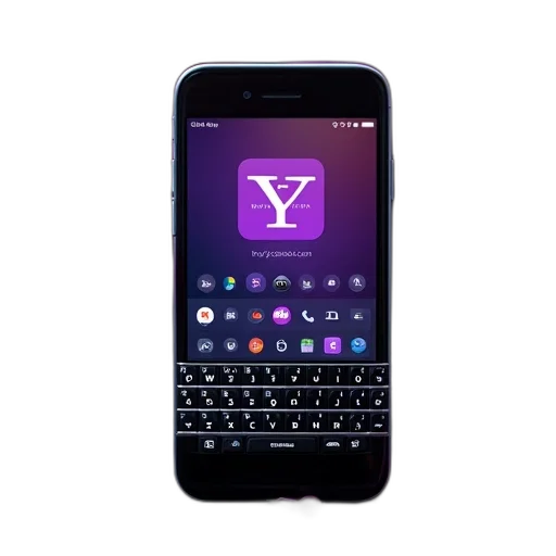 yahoo, homepage, blackberry transparent PNG cut-out